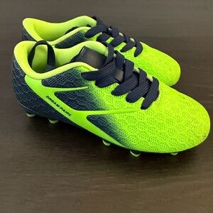 Dream Pairs Kids Neon Green and Navy Sneakers